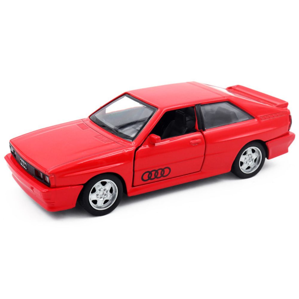 1:36 Audi 1980 Quattro Red Die Cast Model Car