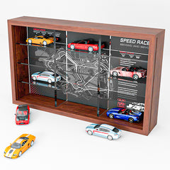 1:64 Model car wall-mounted storage box Scene