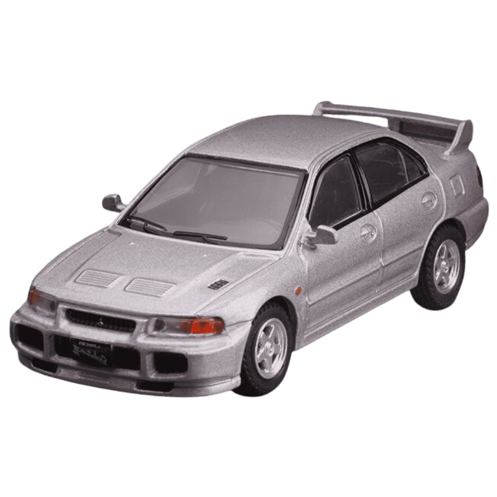 1:64 Mitsubishi Lancer Evolution III Silver Die Cast Model Car