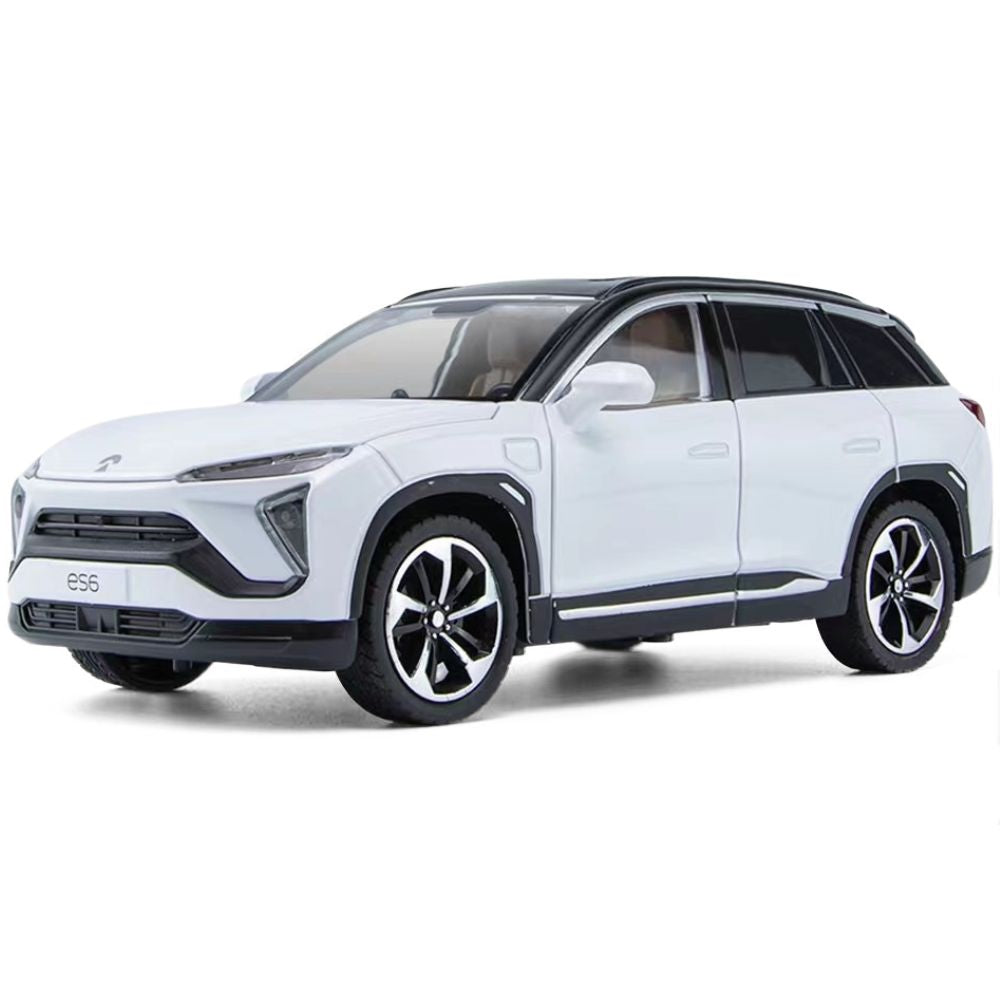 1:24 Nio 2019 ES6 White Die Cast Model Car