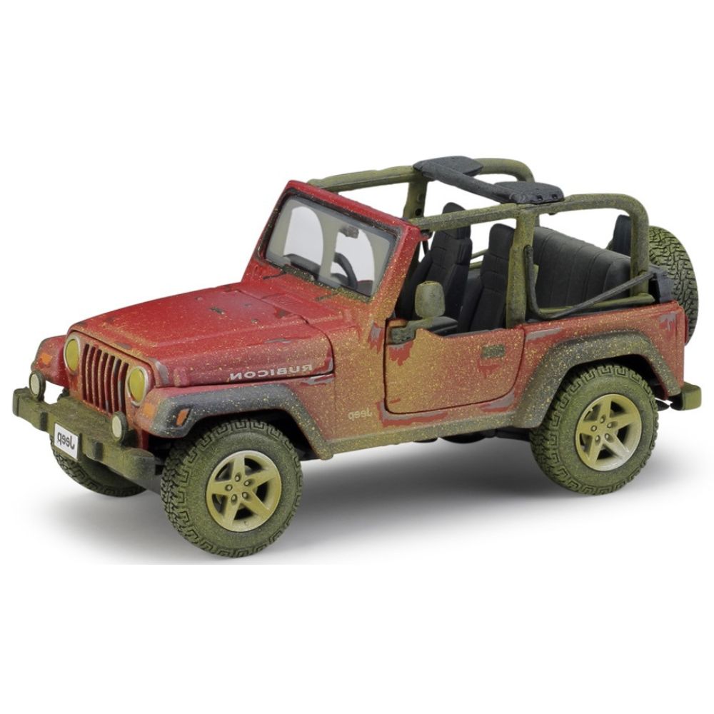 1:32 Jeep 2004 Wrangler Rubicon Red Die Cast Model Car