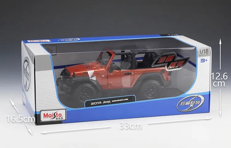 Jeep Wrangler Sahara 2004 in scala 1:18 