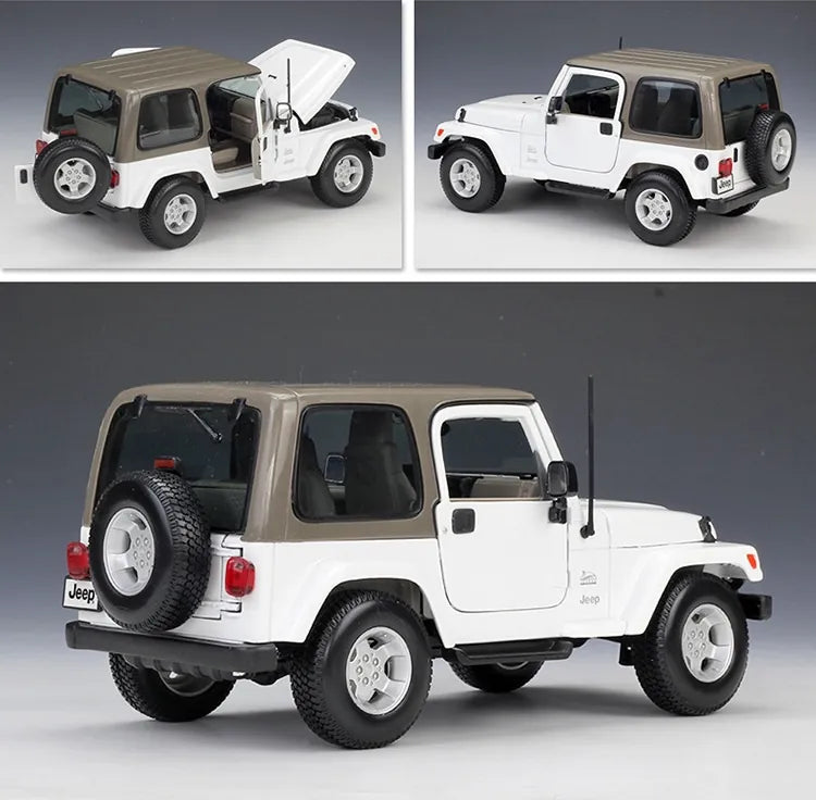 Jeep Wrangler Sahara 2004 in scala 1:18 