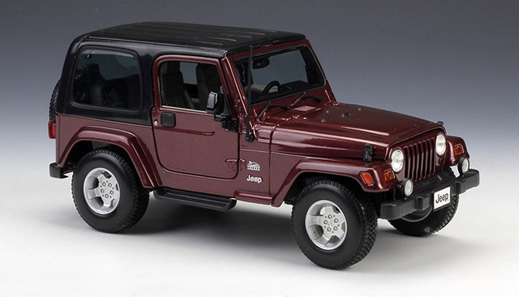 1:18 Jeep 2004 Wrangler Sahara Die Cast Model Car