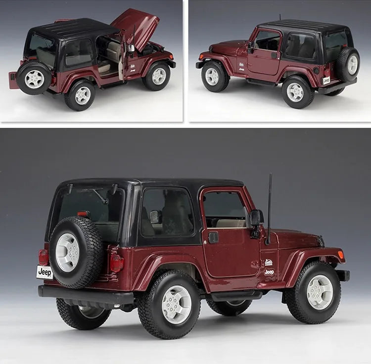 Jeep Wrangler Sahara 2004 in scala 1:18 