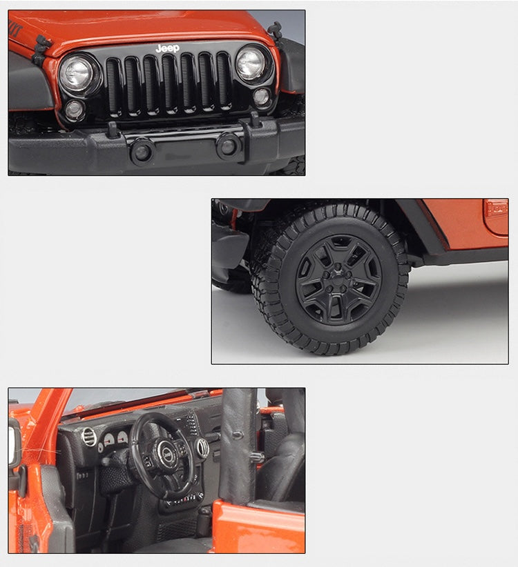 1:18 Jeep 2004 Wrangler Sahara Die Cast Model Car