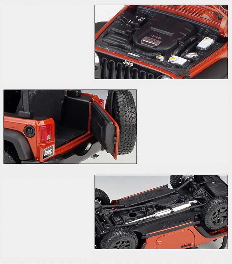 1:18 Jeep 2004 Wrangler Sahara Die Cast Model Car