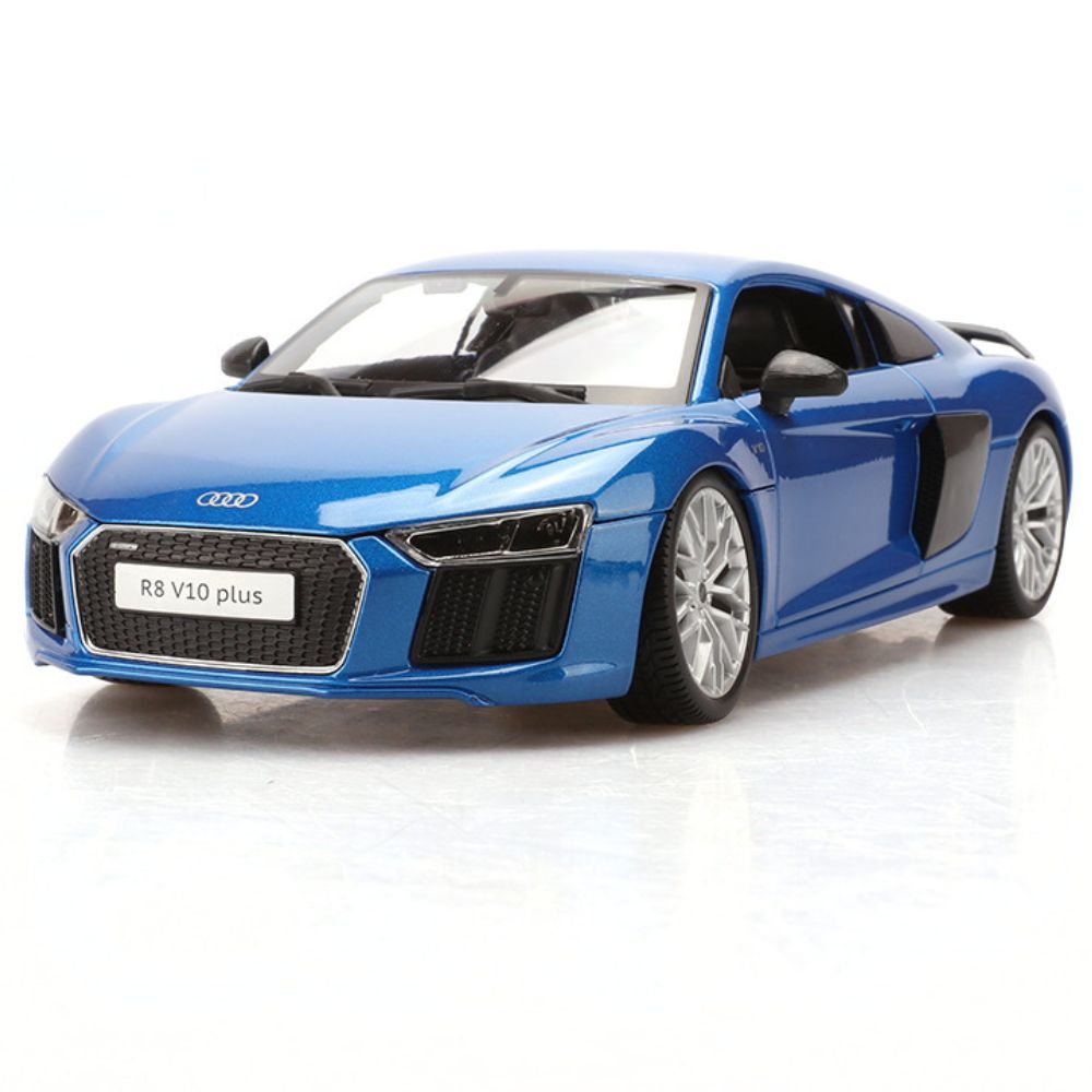 1:18 Audi 2015 R8 Type 4S Blue Die Cast Model Car