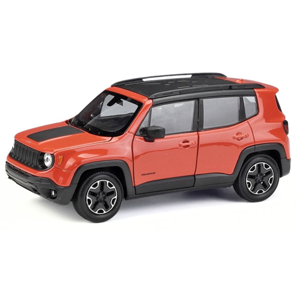 1:24 Jeep 2015 Renegade Trailhawk Orange Die Cast Model Car