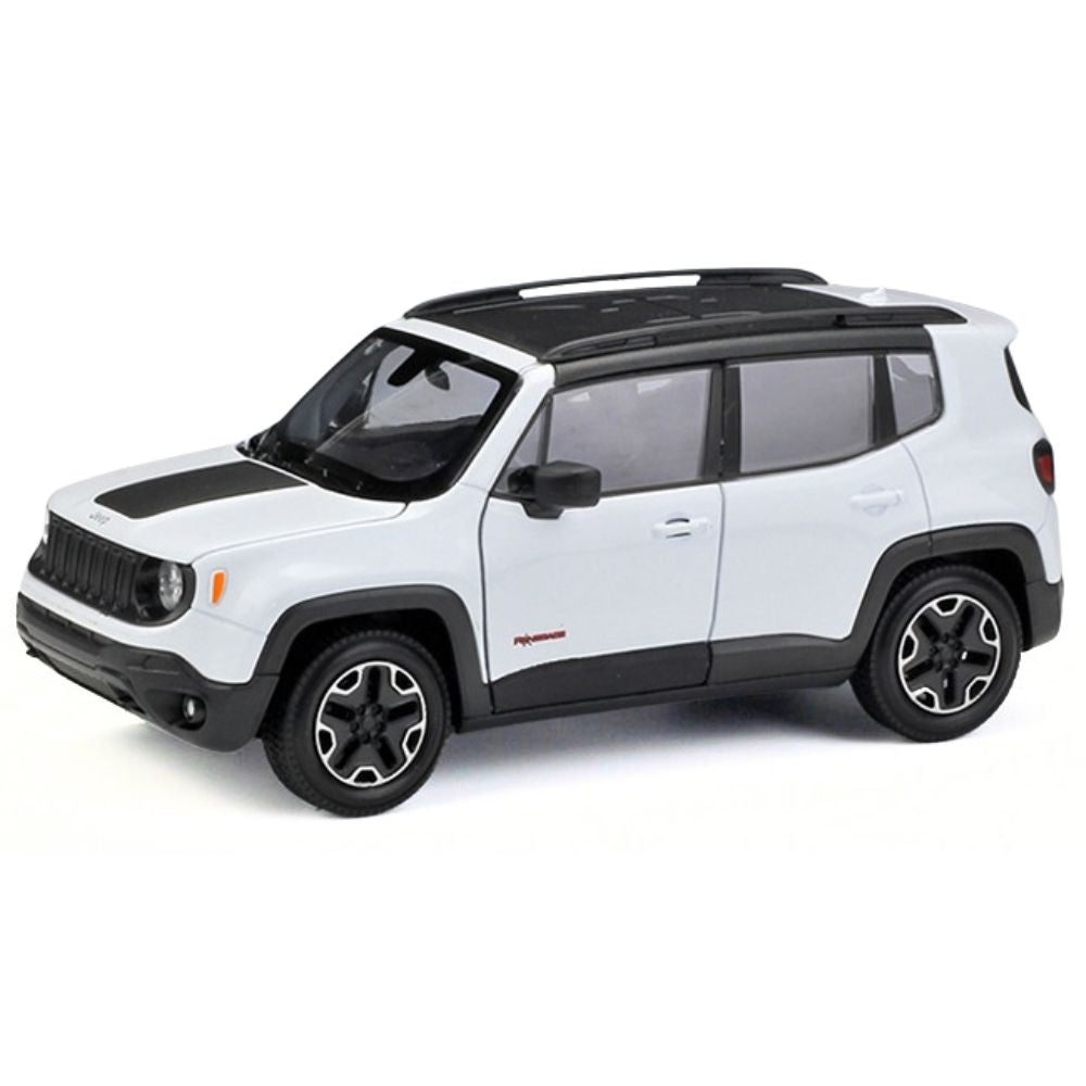 1:24 Jeep 2015 Renegade Trailhawk White Die Cast Model Car