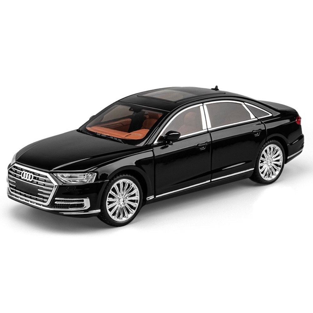 1:24 Audi 2017 A8 D5 Black Die Cast Model Car