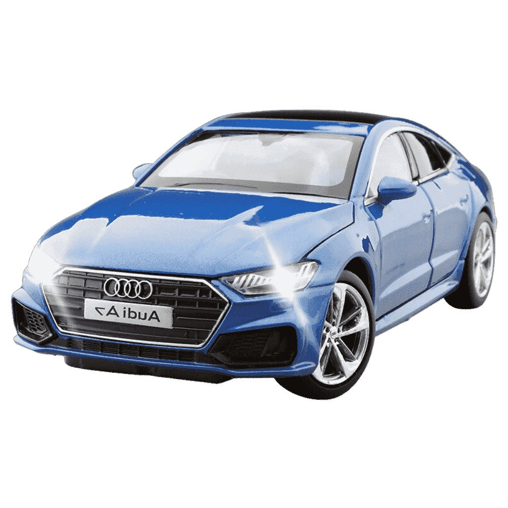 1:32 Audi 2018 A7 S Line Blue Die Cast Model Car