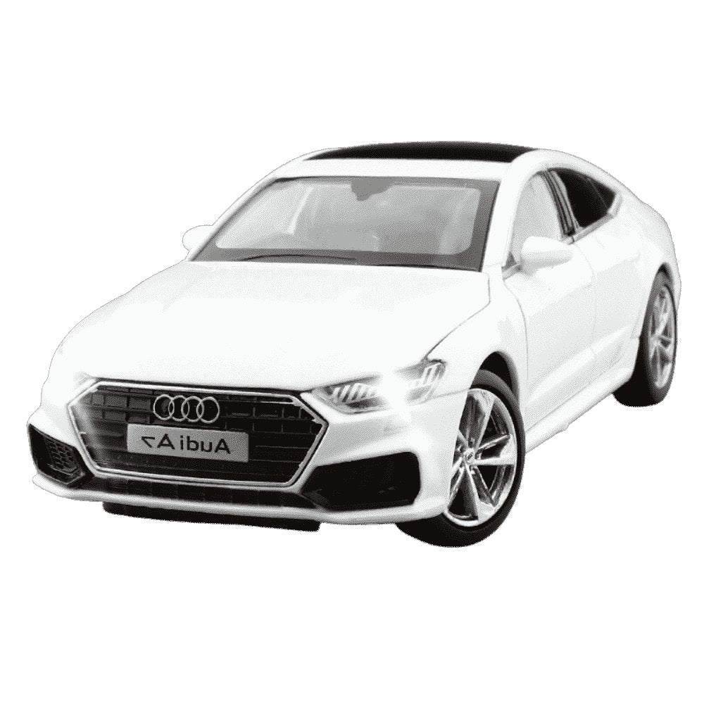 1:32 Audi 2018 A7 S Line White Die Cast Model Car