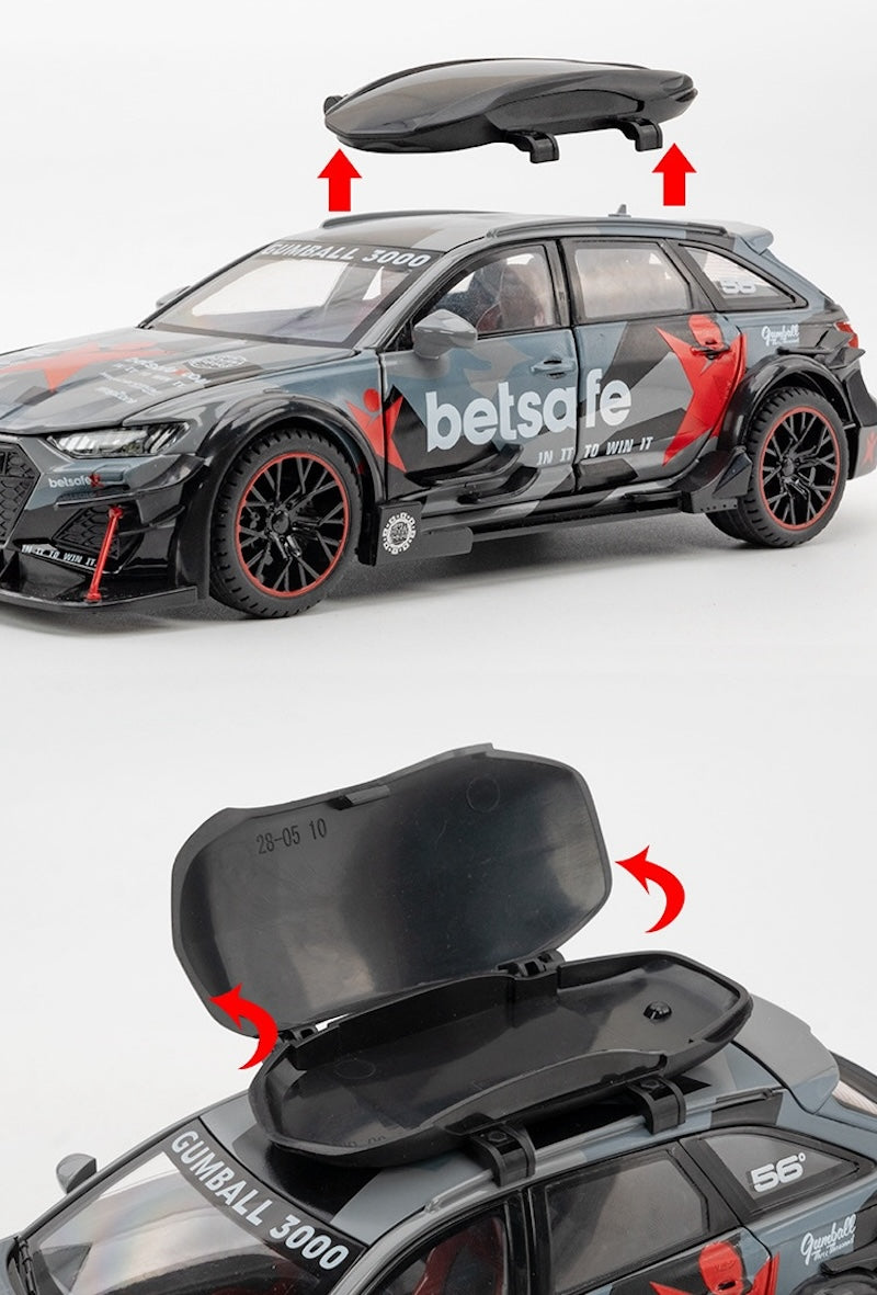 1:24 Audi 2019 RS6 Betsafe C8 Die Cast Model Car