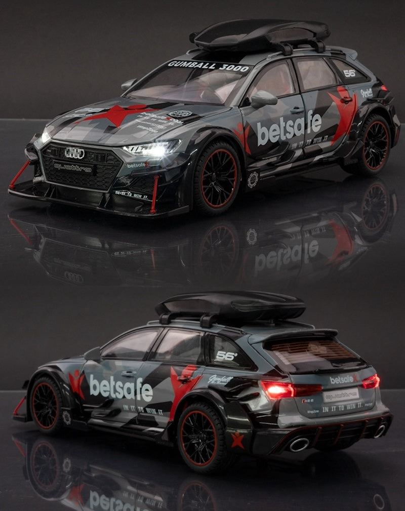 1:24 Audi 2019 RS6 Betsafe C8 Die Cast Model Car