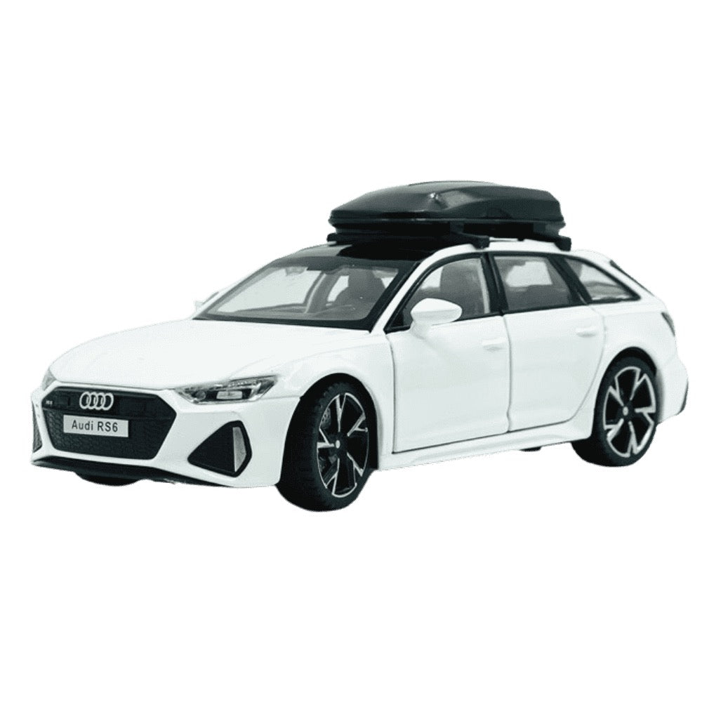 1:32 Audi 2019 RS6 C8 White Die Cast Model Car