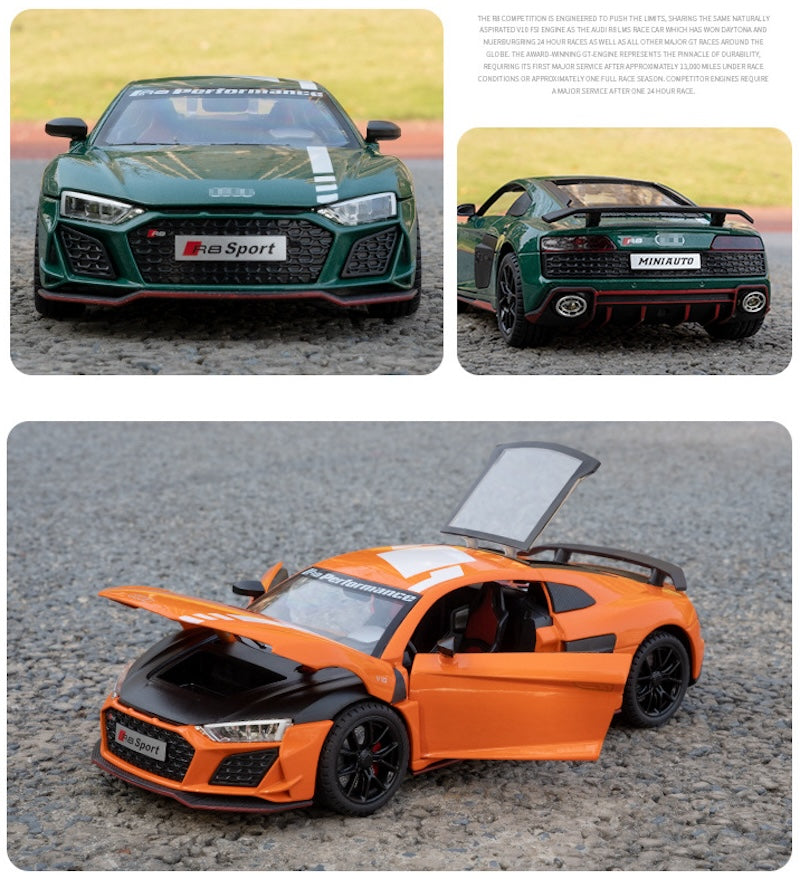 1:24 Audi 2021 R8 Sport Die Cast Model Car