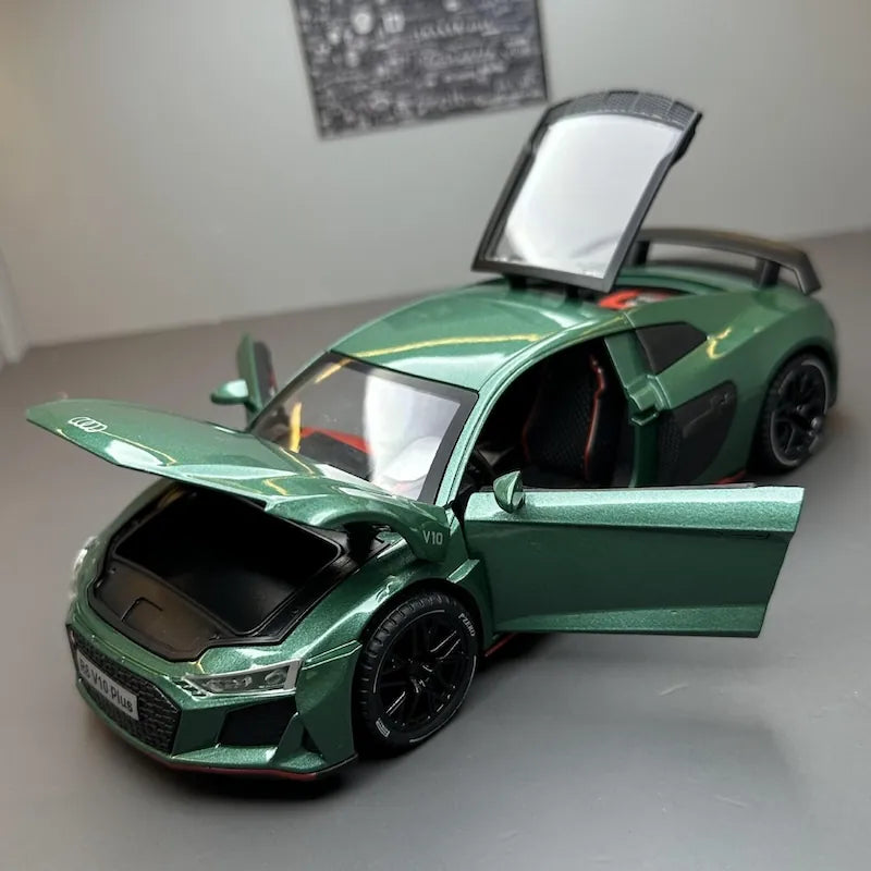 1:24 Audi 2023 R8 V10 Plus Die Cast Model Car