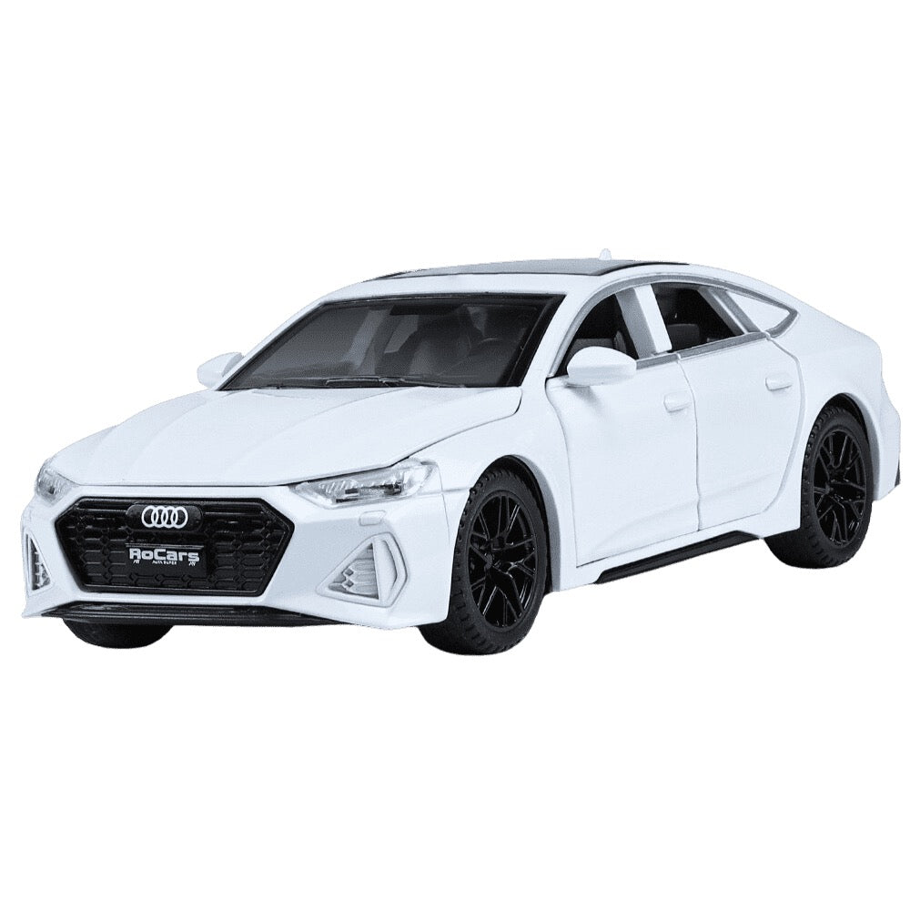 1:32 Audi 2024 RS7 White Die Cast Model Car