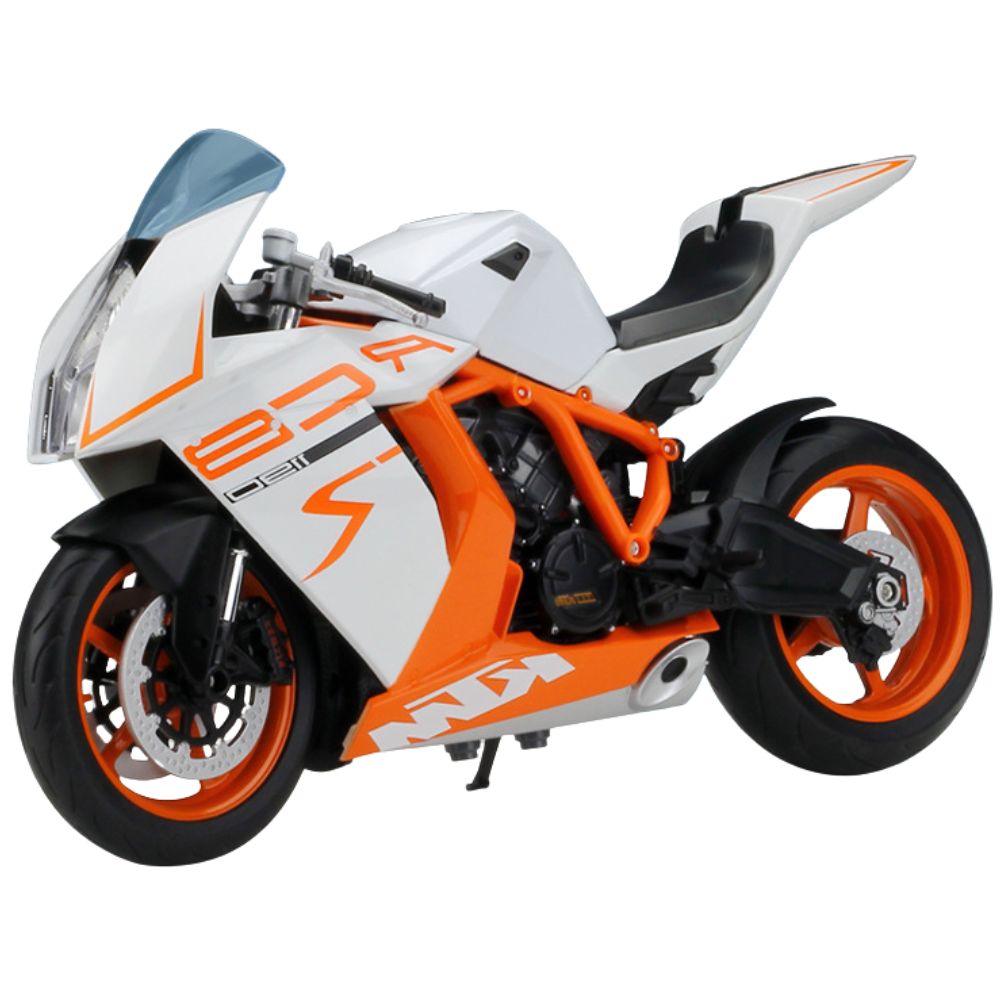 1:10 KTM 2011 RC8 1190 R White Motorcycle Model