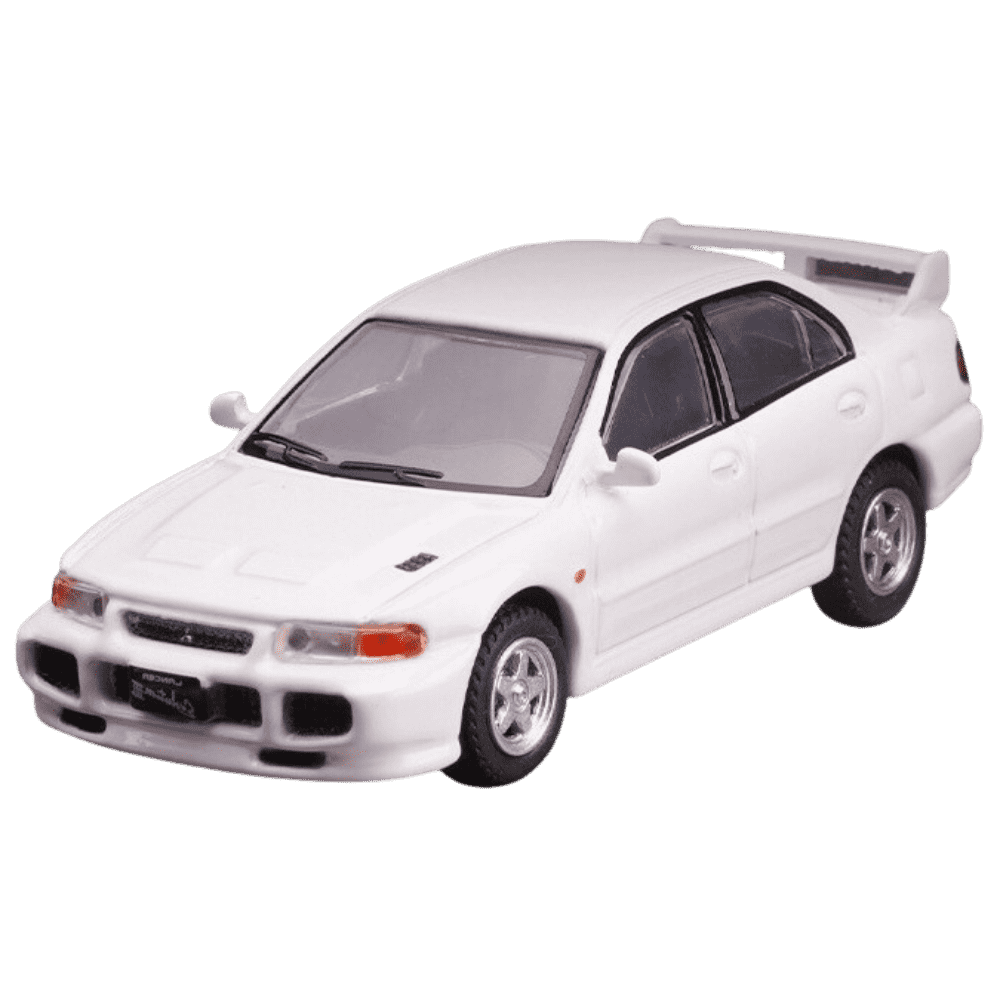 1:64 Mitsubishi Lancer Evolution III White Die Cast Model Car