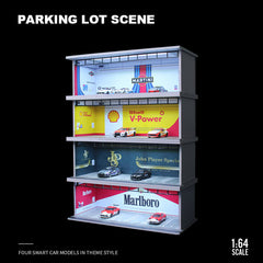 1:64 Car-themed parking lot scene Scene