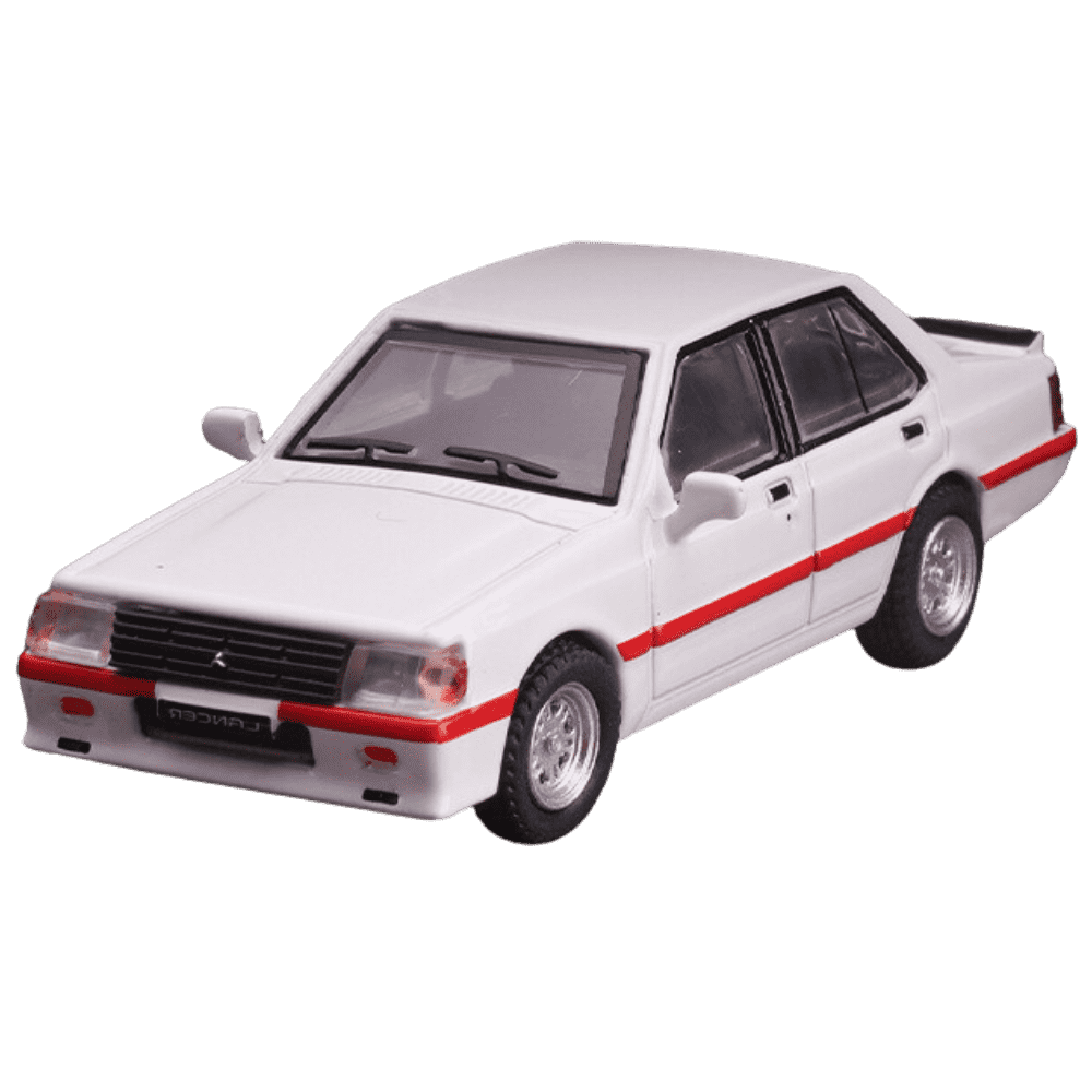 1:64 Mitsubishi Lancer EX2000 White Die Cast Model Car