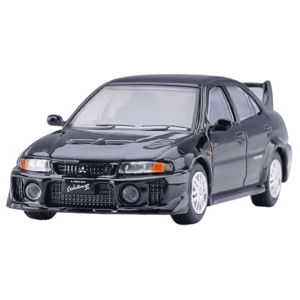 1:64 Mitsubishi Lancer Evolution V Black Die Cast Model Car