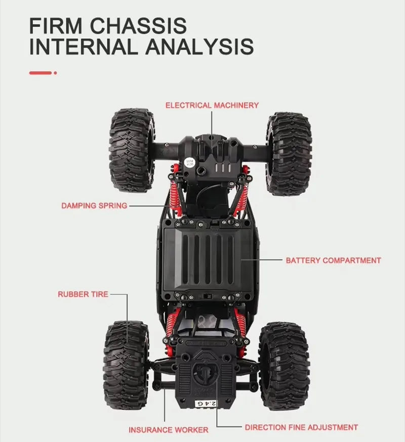 1:14 Scale 4WD Climbing RC Car | High-Performance Off-Road