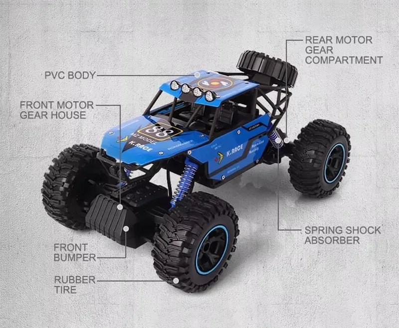 1:14 Scale 4WD Climbing RC Car | High-Performance Off-Road