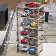 1:18 Automobile building garage model scene Fifth Layer Scene