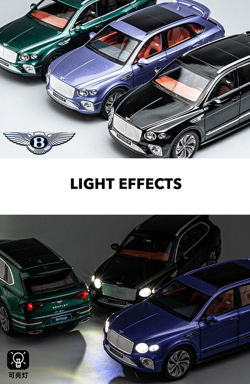 1:24 Bentley 2021 Bentayga Speed II Die Cast Model Car