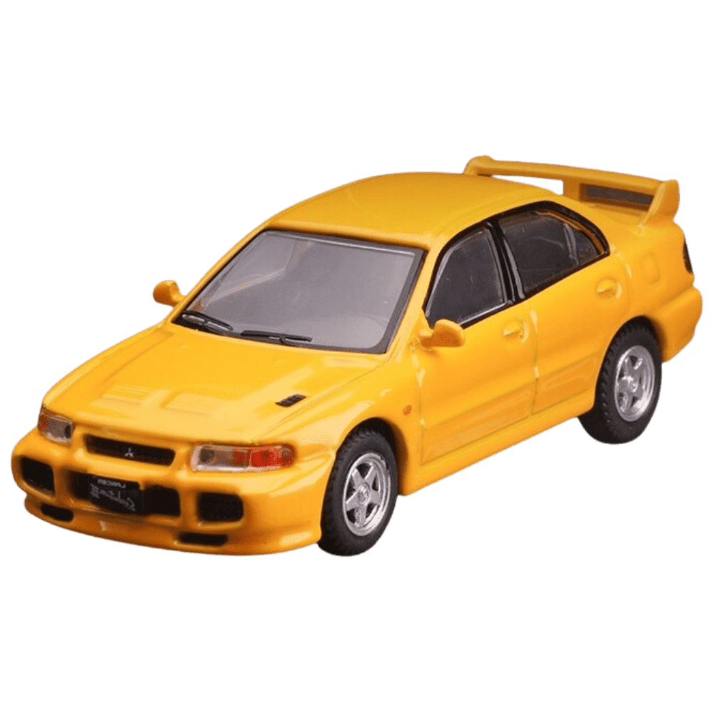 1:64 Mitsubishi Lancer Evolution III Yellow Die Cast Model Car