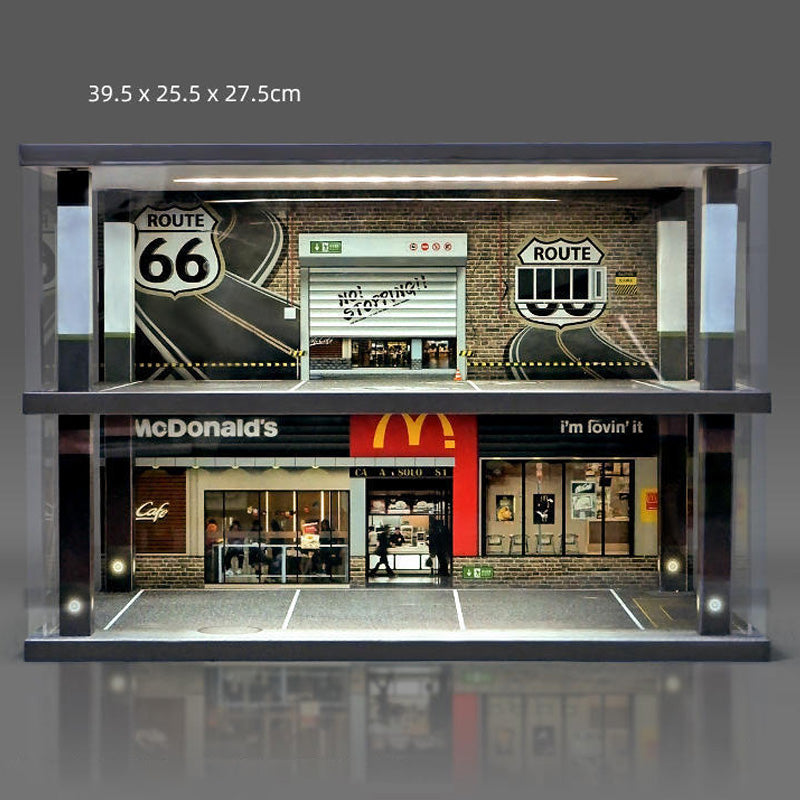 1:24 McDonald's double-decker car park scene McDonald's Scene