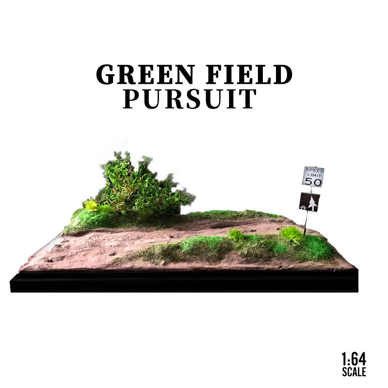 1:64 Green field pursuit scene Scene