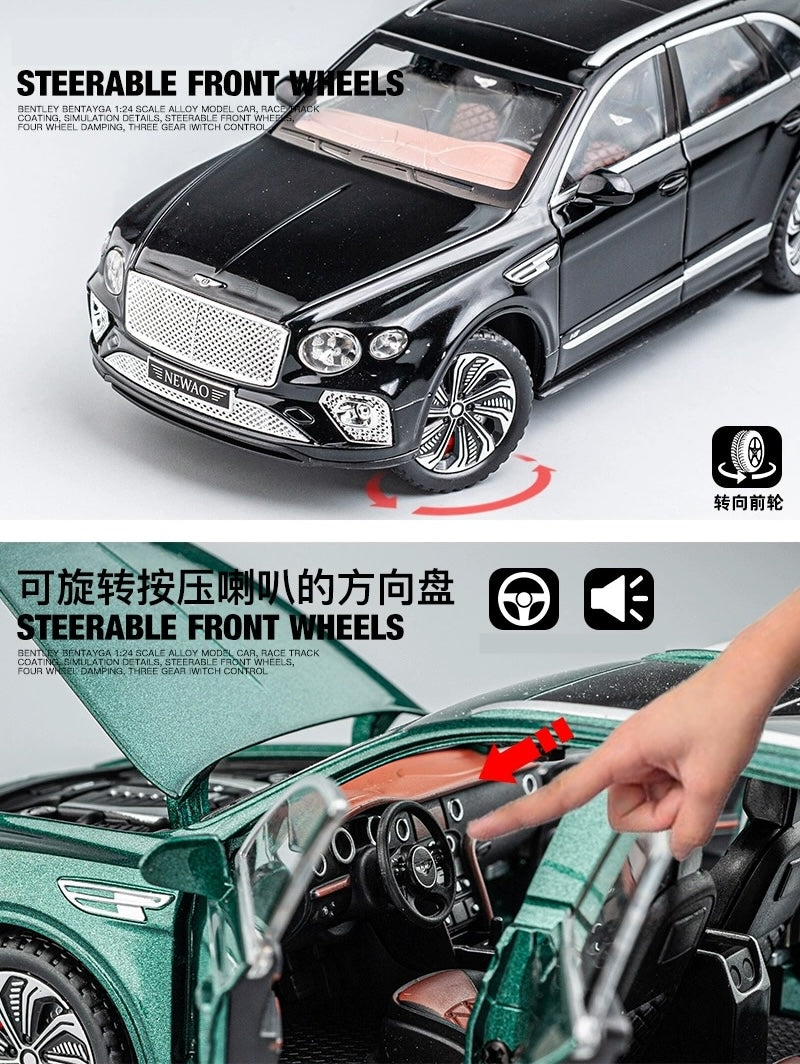 1:24 Bentley 2021 Bentayga Speed II Die Cast Model Car