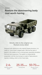 1:16 Scale All-Terrain RC Military Off-Road Truck with HD Camera