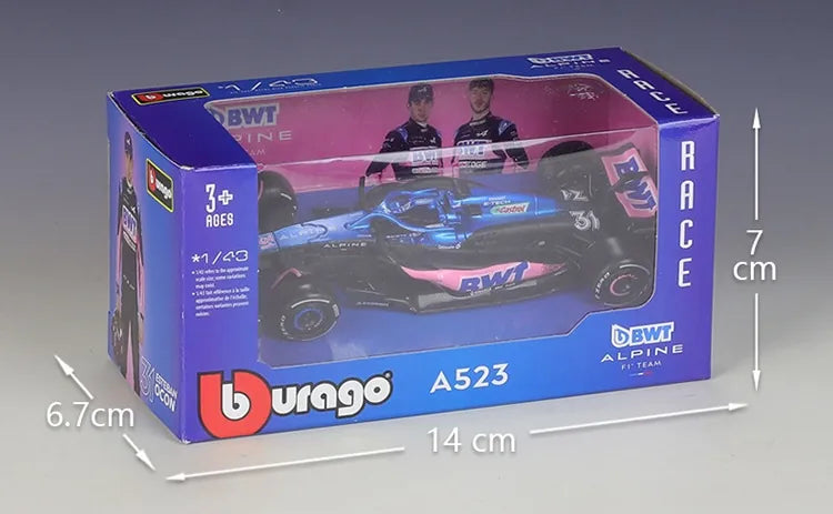 1:43 Alpine 2023 A523 Formula 1 Model Car