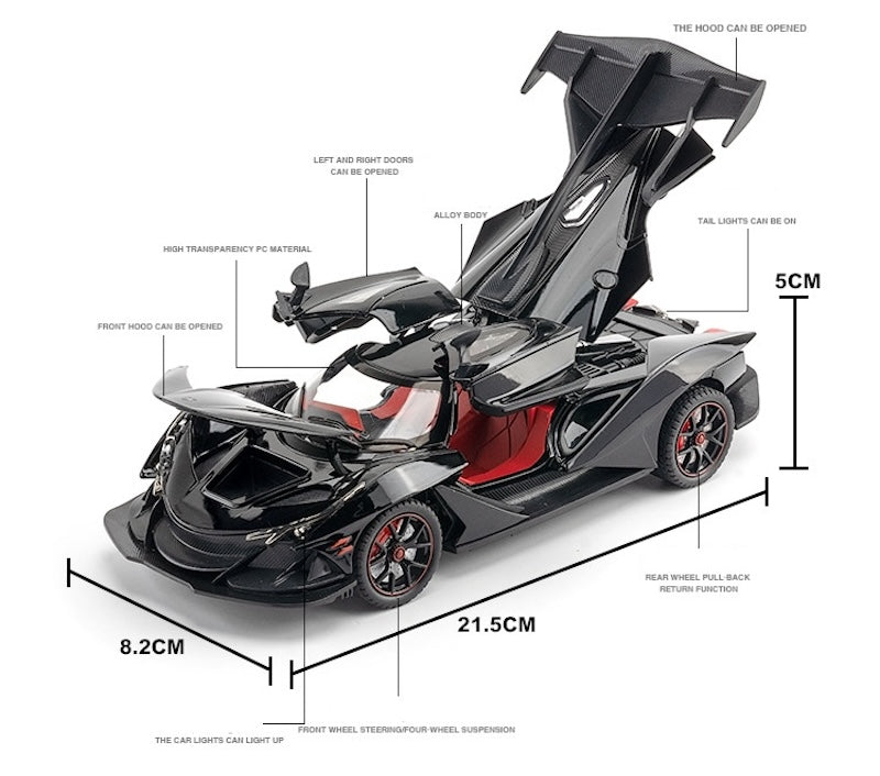 1:24 Apollo 2019 Intensa Emozione Die Cast Model Car