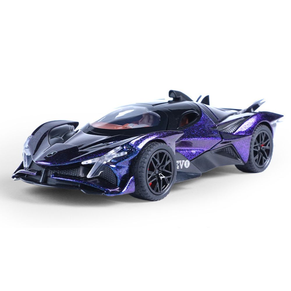 1:32 Apollo 2022 Project Evo Purple Die Cast Model Car