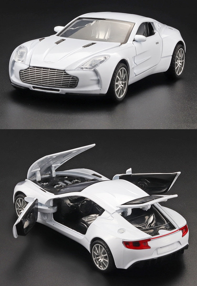 1:32 Aston Martin 2012 One 77 White Die Cast Model Car