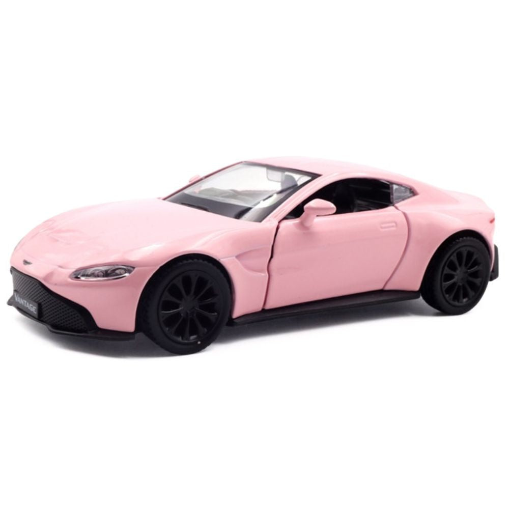 1:36 Aston Martin 2018 Vantage Pink Die Cast Model Car