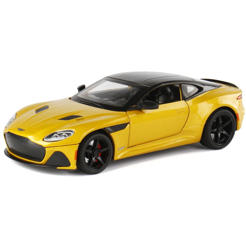 1:24 Aston Martin 2019 DBS Superleggera Yellow Die Cast Model Car