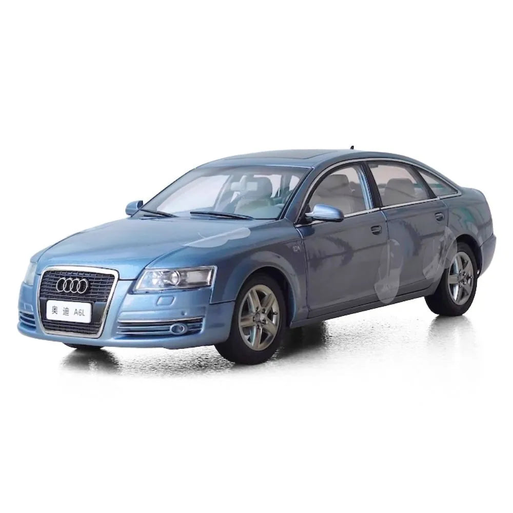 1:18 Audi 2004 A6L C6 Blue Die Cast Model Car