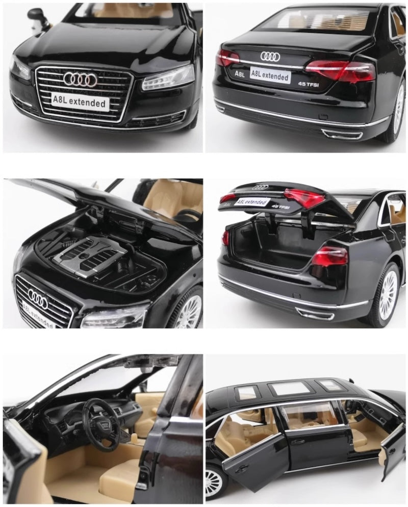 1:32 Audi 2016 A8L Extended Die Cast Model Car