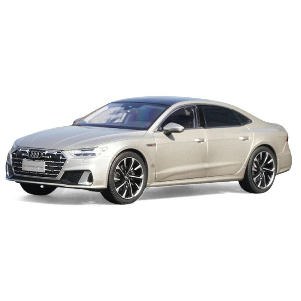 1:18 Audi 2021 A7L Gold Die Cast Model Car