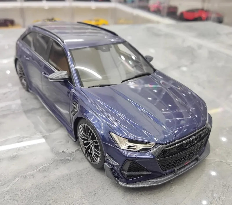 1:18 Audi 2021 RS6 Navarra C8 ABT Blue