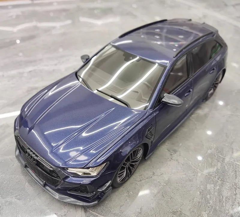 1:18 Audi 2021 RS6 Navarra C8 ABT Blue