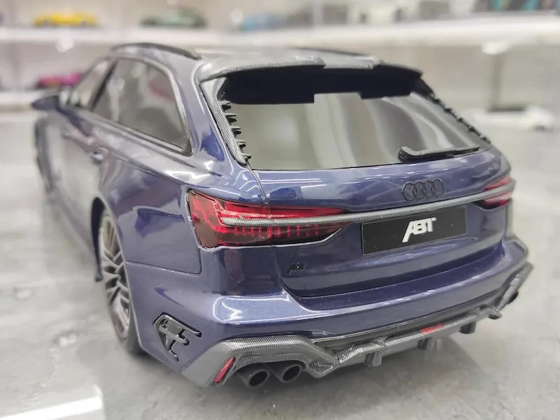 1:18 Audi 2021 RS6 Navarra C8 ABT Blue