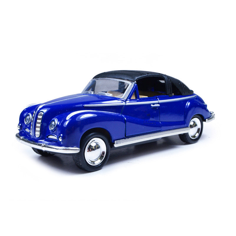 1:32 BMW 1955 502 Cabrio Blue Die Cast Model Car